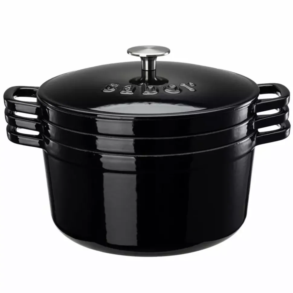 Sabor - Classic - Støpejernsgrytesett s/3 - 1,6/ 3/ 4,9 l