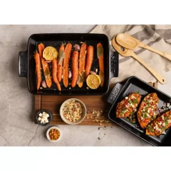 Sabor - Ildfast form 34 x 26 cm - 3,4 l Svart