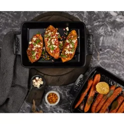 Sabor - Ildfast form 29 x 22 cm - 2,2 l Svart