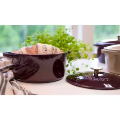 Sabor Støpejernsgryte Dyp Rød 4,4 l
