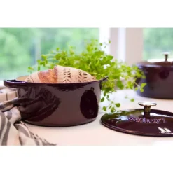 Sabor Støpejernsgryte Dyp Rød 4,4 l