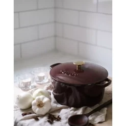 Sabor Støpejernsgryte Dyp Rød 4,4 l