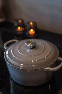 Sabor Støpejernsgryte Grå 4,2l