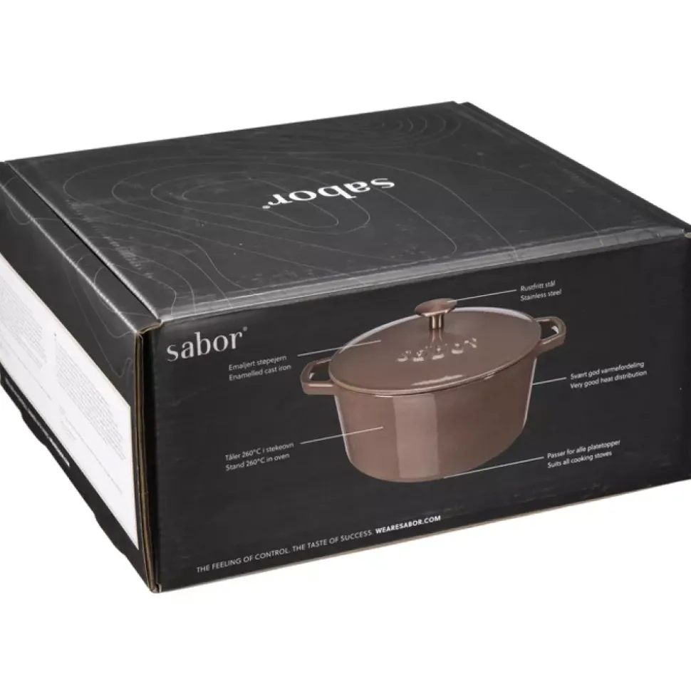 Sabor - Støpejernsgryte - 4,4 l