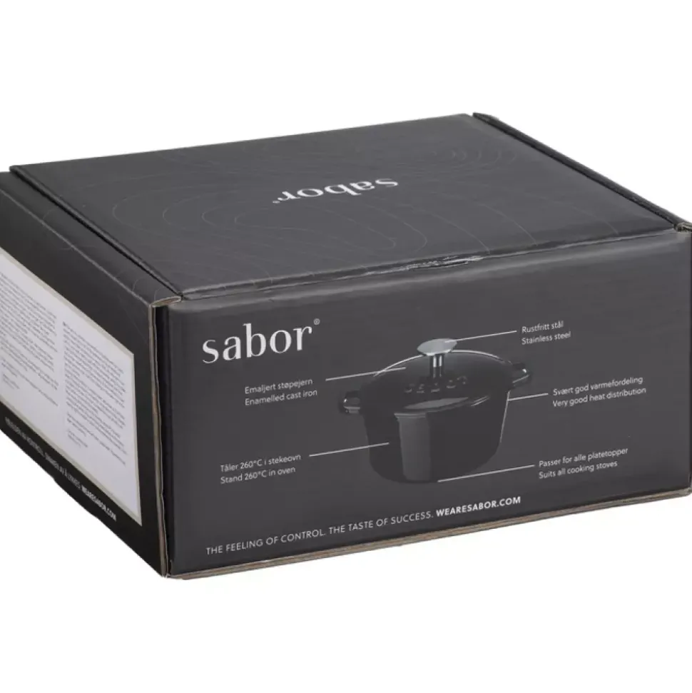 Sabor - Støpejernsgryte 2L