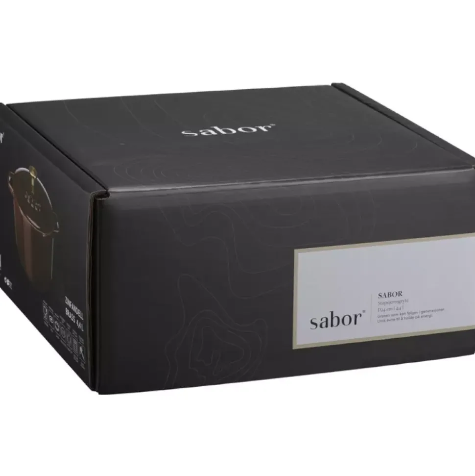 Sabor Støpejernsgryte Rød 4,4 l