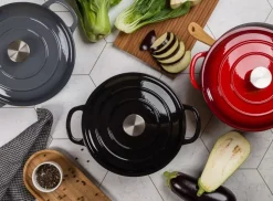 Sabor Støpejernsgryte Rød 4L