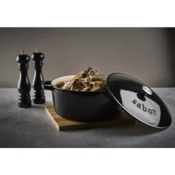Sabor - Støpejernsgryte Sort 9,5 l