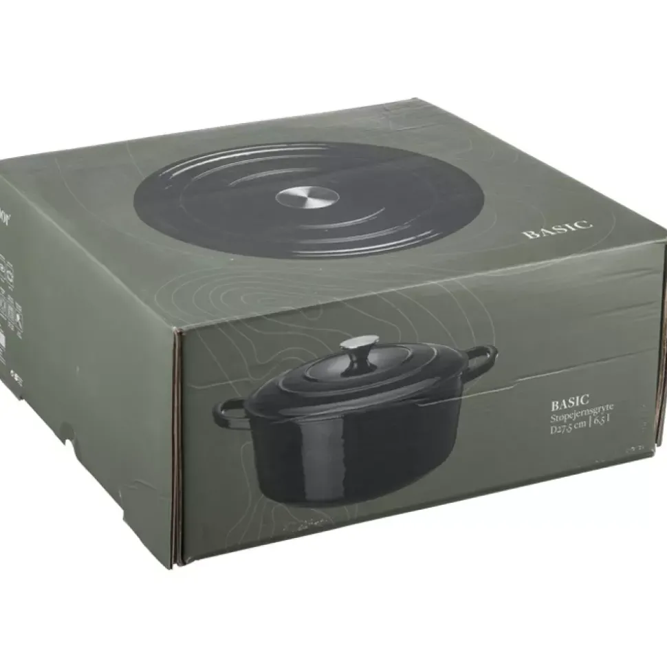 Sabor Støpejernsgryte Sort 6,5l