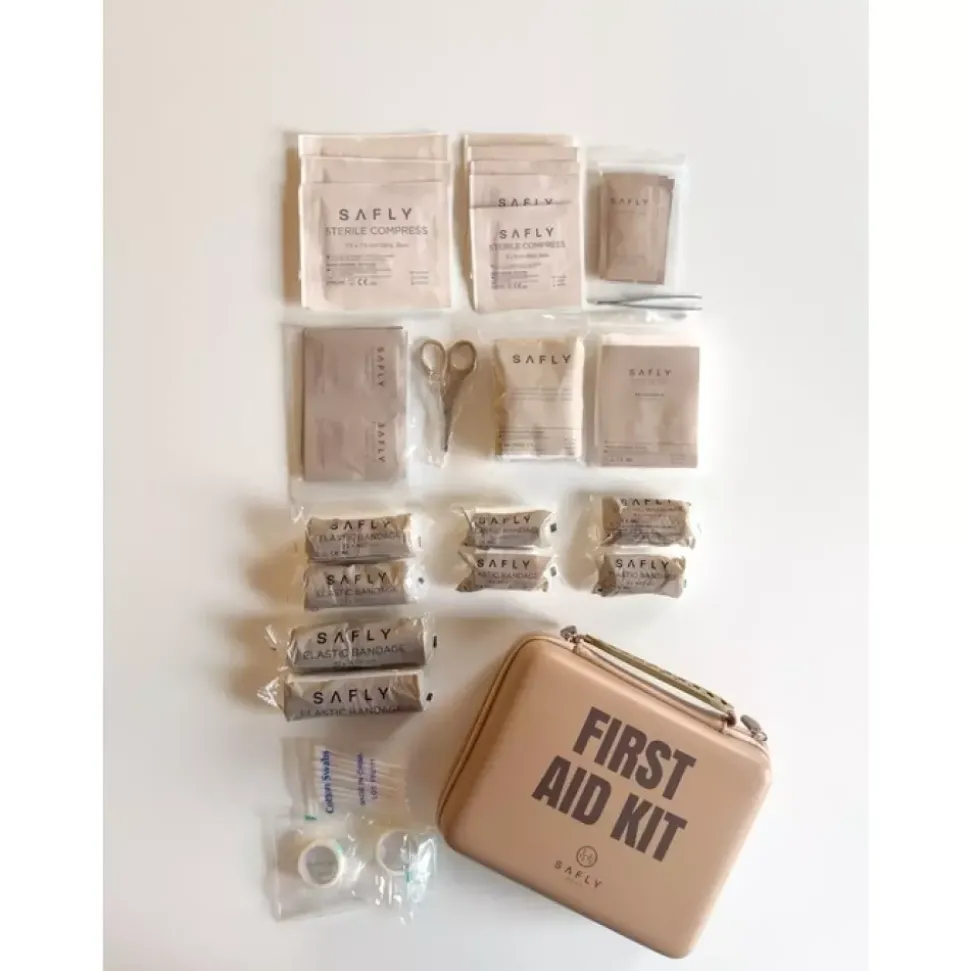 Safly Førstehjelpsskrin Mellom Beige