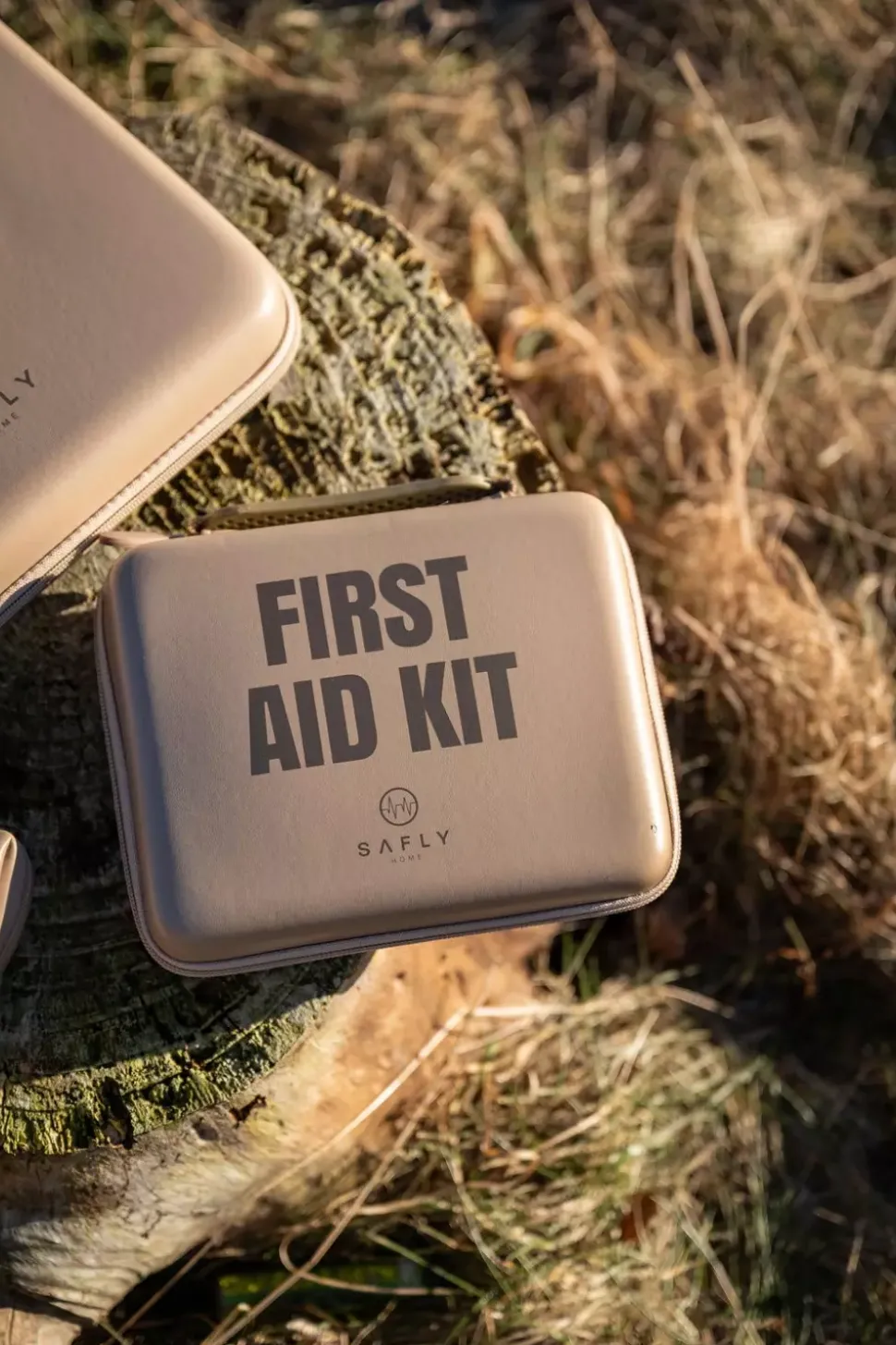 Safly Førstehjelpsskrin Mellom Beige