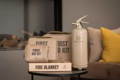Safly Førstehjelpsskrin Mellom Beige