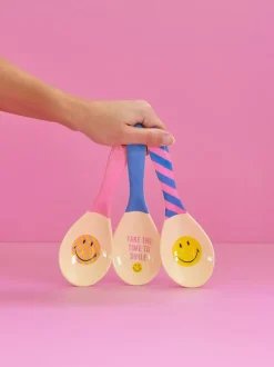 Salatskje Smiley Blå