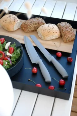 Sam Knivsett Grå 2 stk