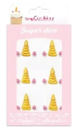 ScrapCooking - Unicorn - Kakepynt s/6