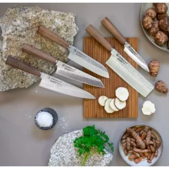 Sekiryu - Walnut - Kiritsukekniv 18 cm