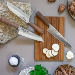 Sekiryu - Walnut - Kokkekniv 20 cm