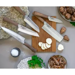 Sekiryu - Walnut - Santokukniv 16,5 cm