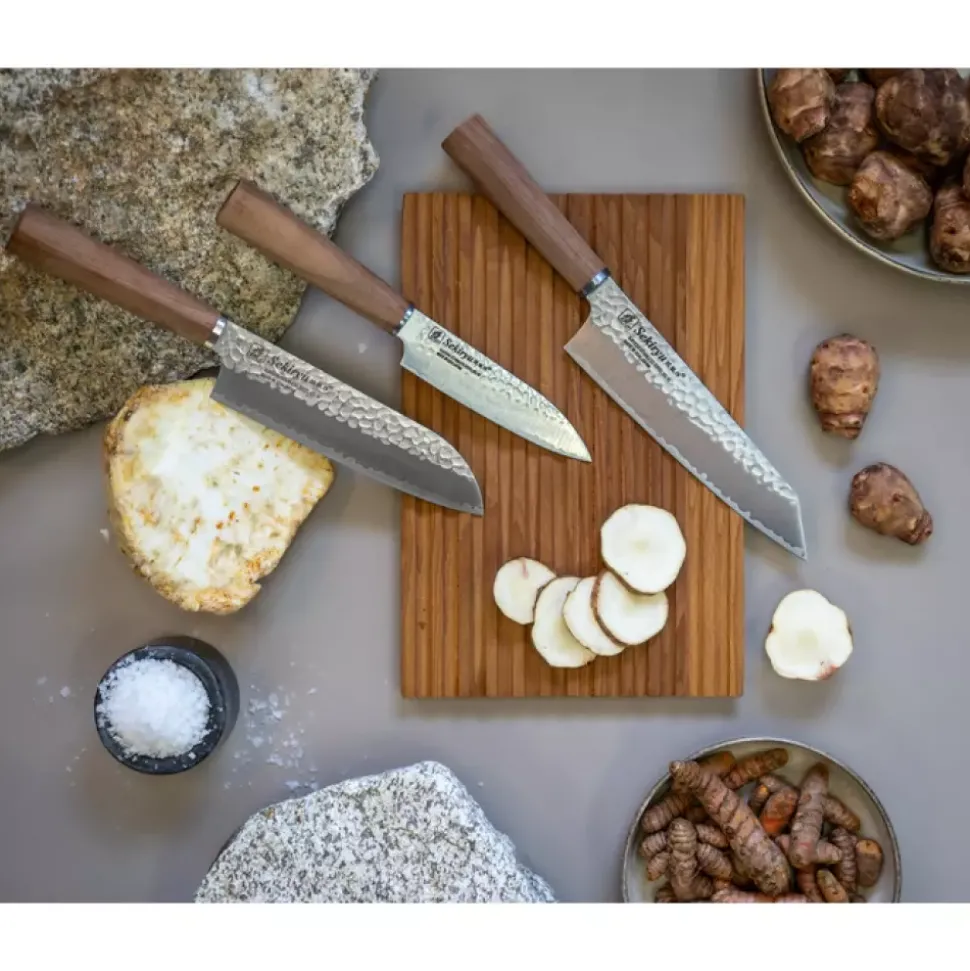 Sekiryu - Walnut - Santokukniv 16,5 cm