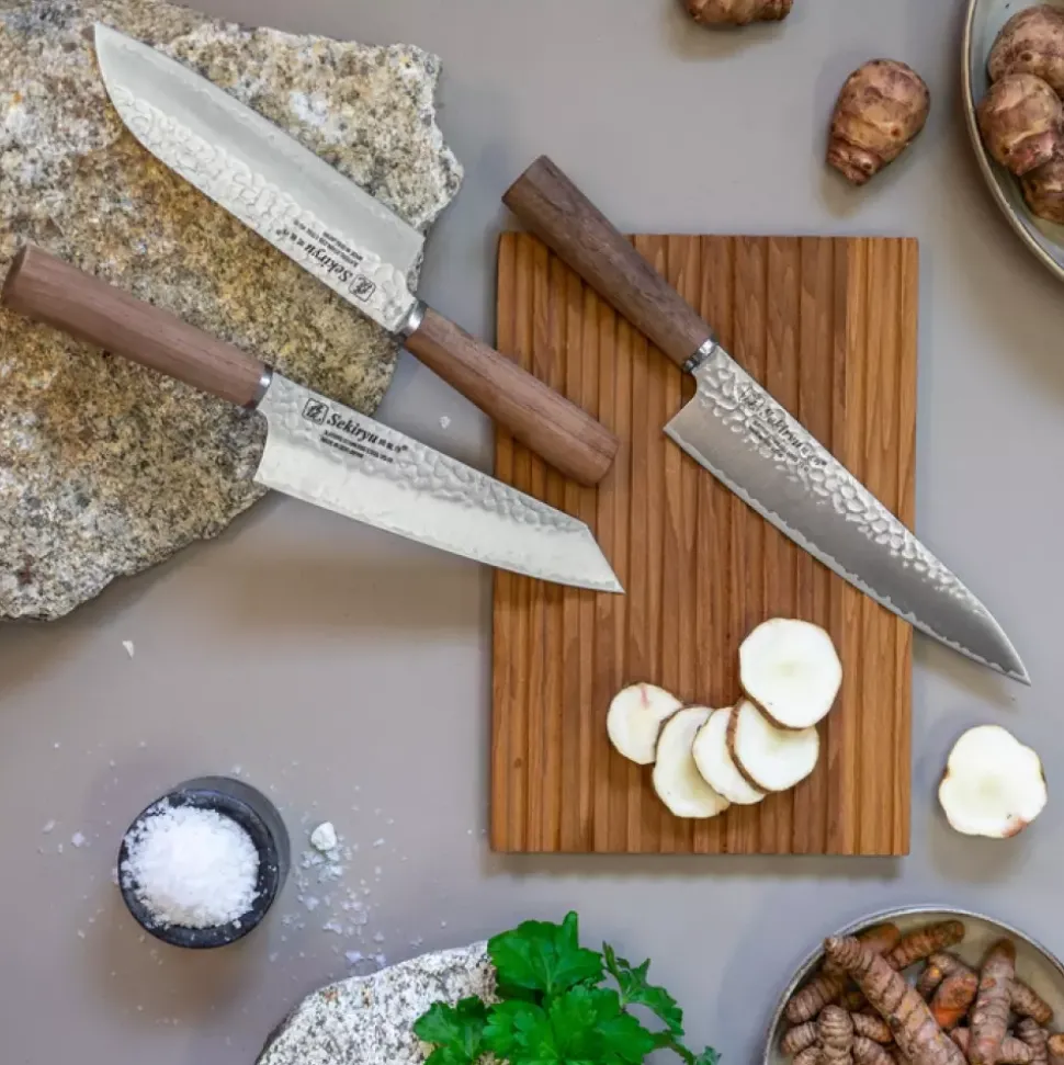 Sekiryu - Walnut - Santokukniv 16,5 cm
