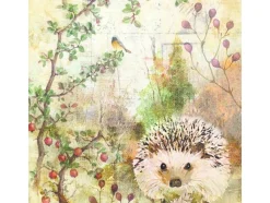Serviett Autumn Hedgehog