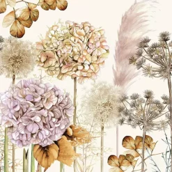 Serviett Dried Flowers