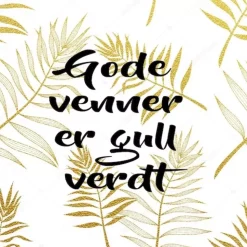 Serviett Gode venner 20stk