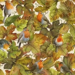 Serviett Hidden Robins