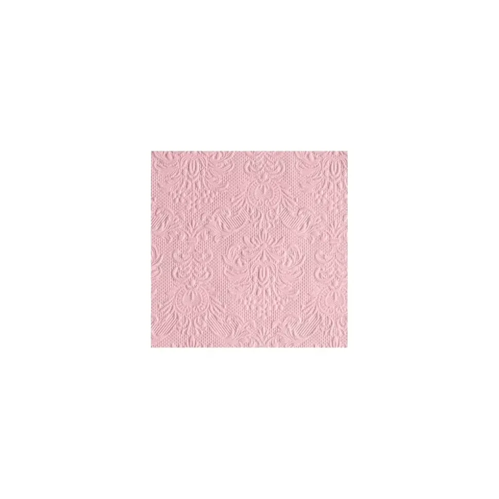 Serviett Kaffe Elegance Pastel Rose