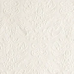Serviett Kaffe Elegance Pearl White