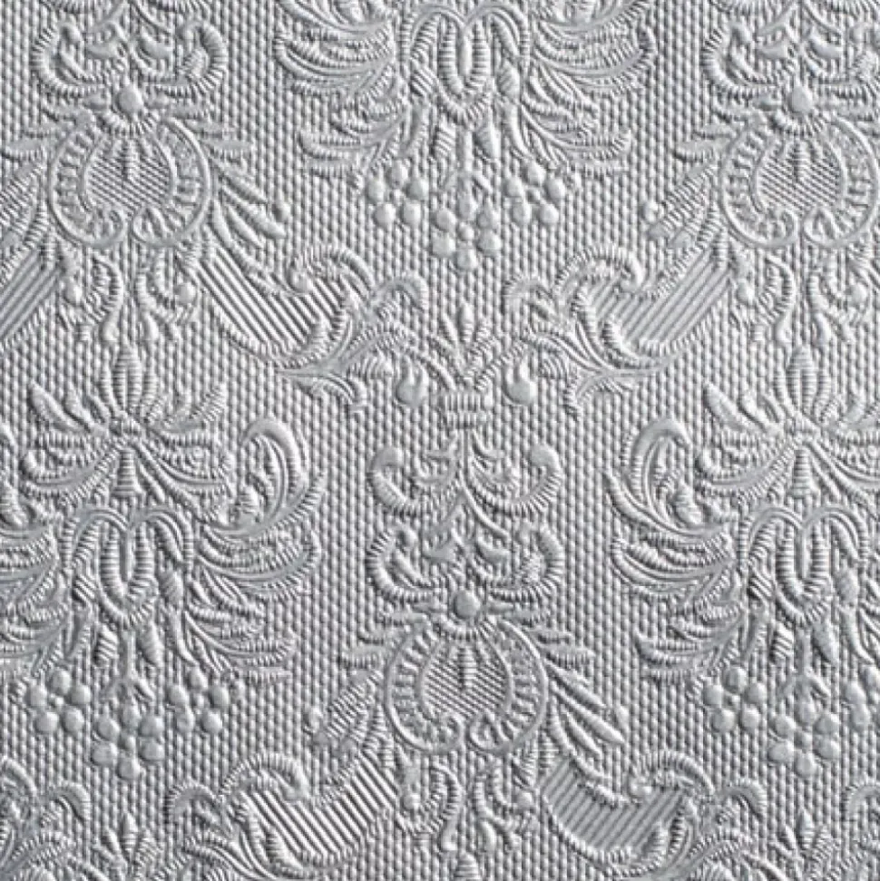 Serviett Kaffe Elegance Silver