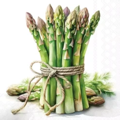 Serviett Lunsj Culinary asparagus