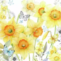 Serviett Lunsj Daffodils