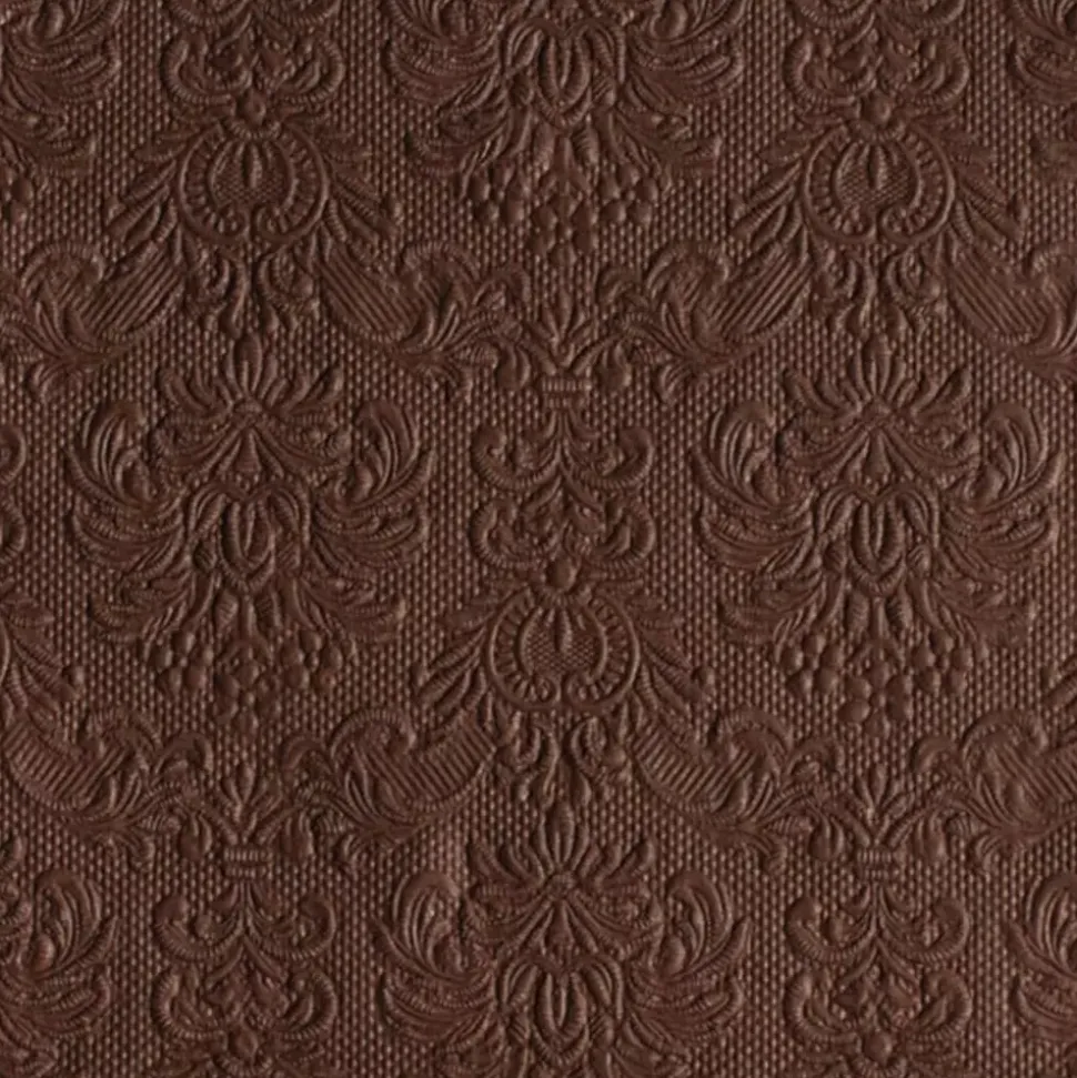 Serviett Lunsj Elegance Brun