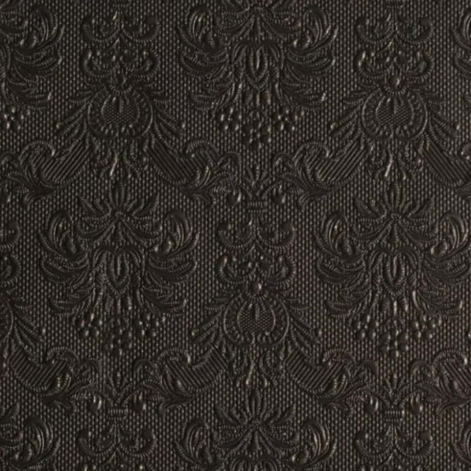Serviett Lunsj Elegance Sort