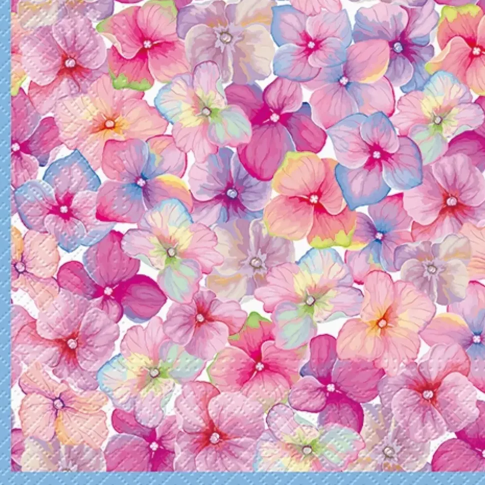 Serviett Lunsj Flower Explosion 33x33 20stk