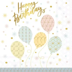 Serviett Lunsj Happy balloons