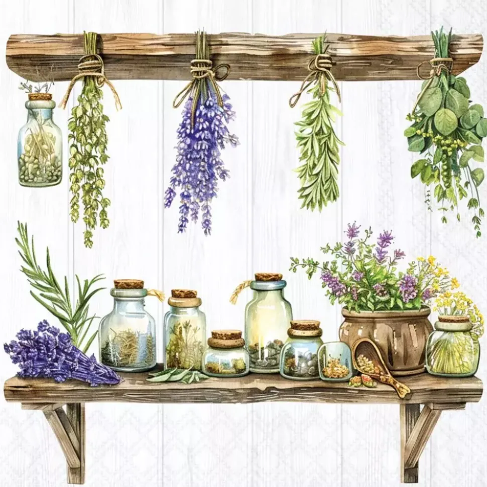 Serviett Lunsj Herb kitchen