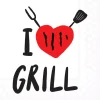 Serviett Lunsj I Love Grill