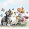 Serviett Lunsj Kittens