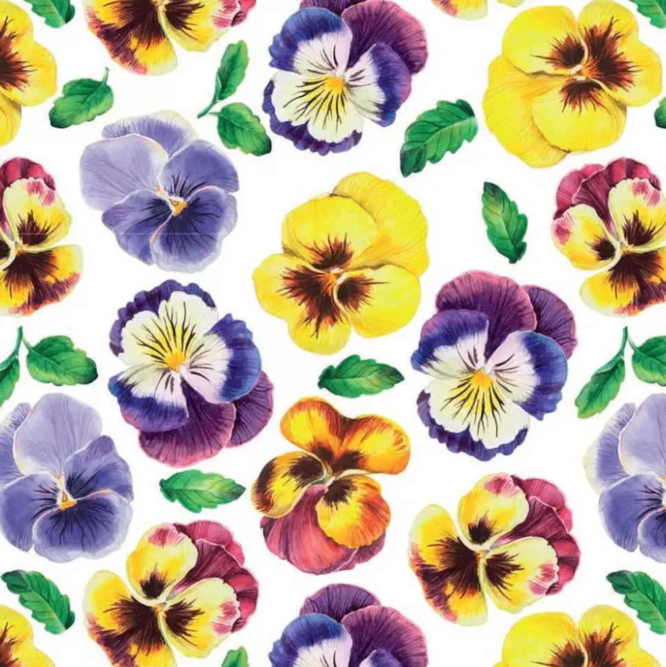 Serviett Lunsj Lots of Pansies