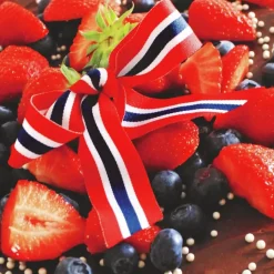 Serviett Lunsj 17 Mai Bow On Cake