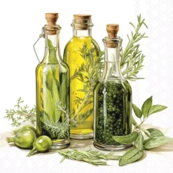 Serviett Lunsj Oils and herbs