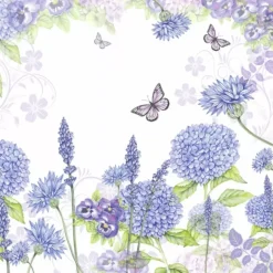 Serviett Lunsj Purple Wildflowers