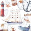 Serviett Lunsj Sailboat