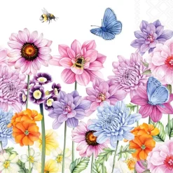 Serviett Lunsj Sweet Flowers