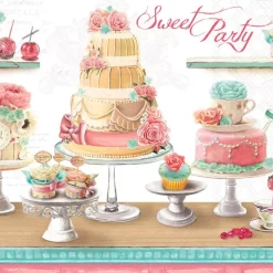 Serviett Lunsj Sweet party