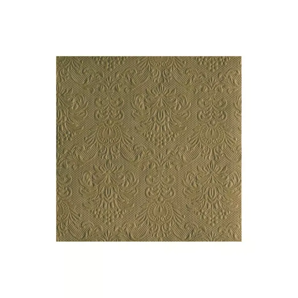 Serviett Middag Elegance Green Leaf