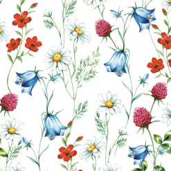 Serviett Mixed Wild Flowers