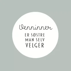 Serviett Venninne